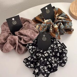 Highly quality Korean XL Scrunchies set of 3